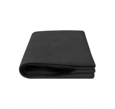 Housse pour coussin décoratif de palette, 40×40 cm, anthracite
