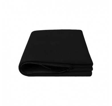 Housse pour coussin décoratif de palette, 40×40 cm, noir