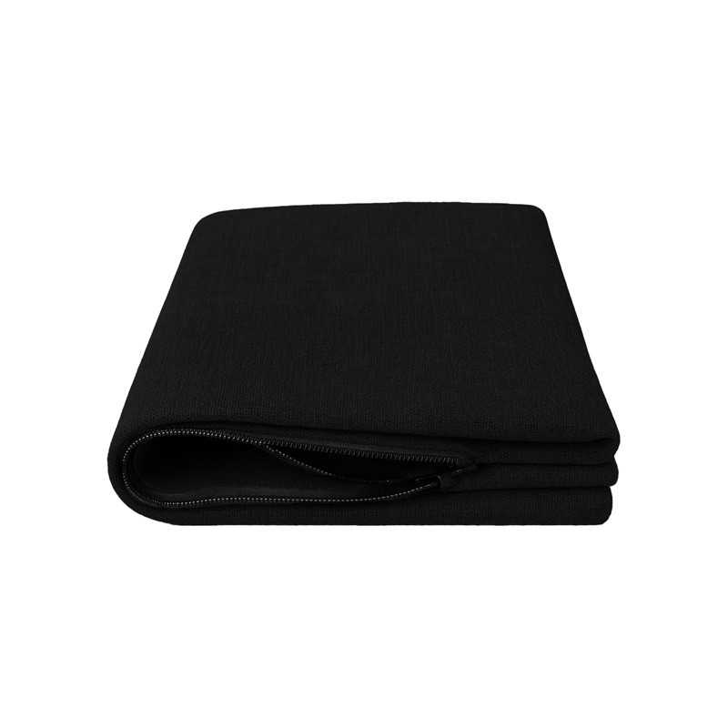 Housse pour coussin décoratif de palette, 40×40 cm, noir Housse pour coussin décoratif de palette, 40×40 cm, noir