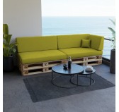 Housse pour coussin décoratif de palette, 40×40 cm, vert lime Housse pour coussin décoratif de palette, 40×40 cm, vert lime