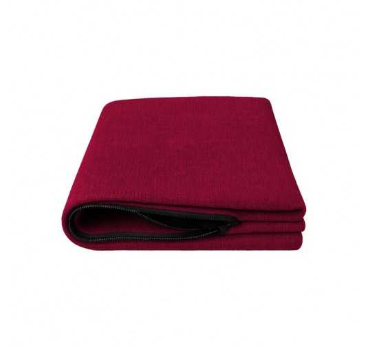 Housse pour coussin décoratif de palette, 40×40 cm, bordeaux