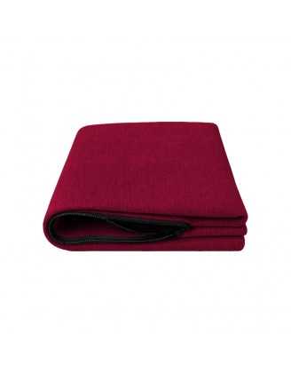 Housse pour coussin décoratif de palette, 40×40 cm, bordeaux