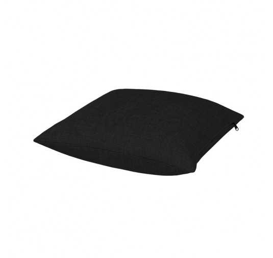 Petit Coussin Décoratif pour Palette et Canapé de Jardin, 40x40 cm, Noir