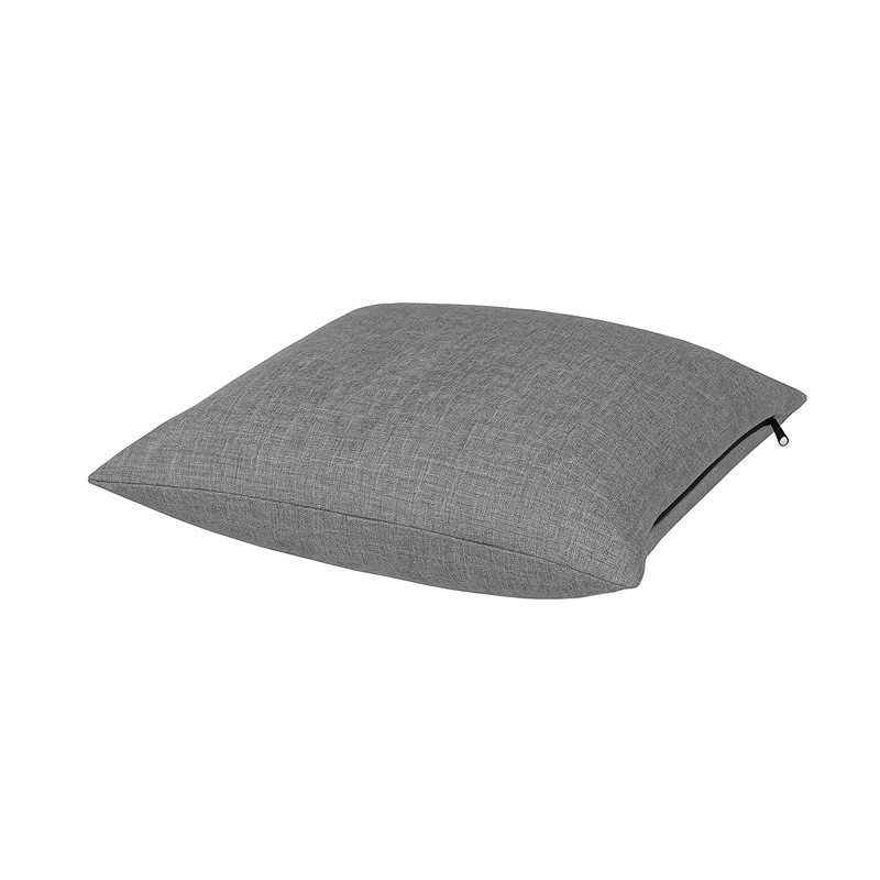 Petit Coussin Décoratif pour Palette et Canapé de Jardin, 40x40 cm, Gris