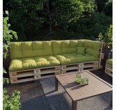 Coussin Décoratif pour Palette et Canapé de Jardin, 40x40 cm, Vert Lime