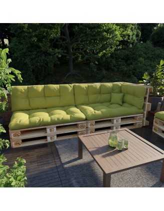 Coussin Décoratif pour Palette et Canapé de Jardin, 40x40 cm, Vert Lime