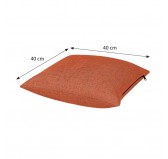 Coussin Décoratif pour Palette et Canapé de Jardin, 40x40 cm, Orange