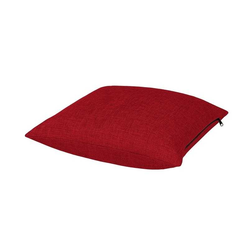 Coussin Décoratif pour Palette et Canapé de Extérieur, 40x40 cm, Rouge