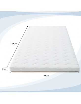 Matelas Topper H3 90x190x5 cm