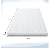 Matelas Topper H3 200x2000x5 cm