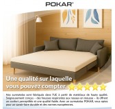 Coussin Cale pour Lit et Canapé | Idéal comme coussin de lecture et coussin de soutien du dos | 80x68x16 cm | Anthracite