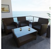 Galette de chaise 70x70x5 cm – Anthracite – Coussin pour banquette et banc – Intérieur & extérieur