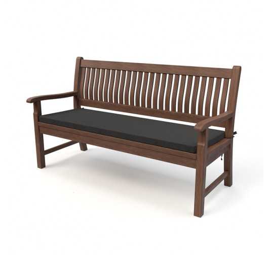Coussin banquette, banc et balançoire 110x50x5 cm – Anthracite – Intérieur & extérieur