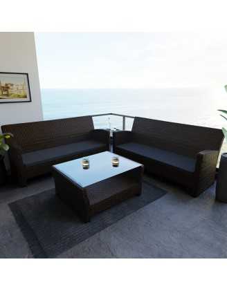 Coussin banquette, banc et balançoire 110x50x5 cm – Anthracite – Intérieur & extérieur