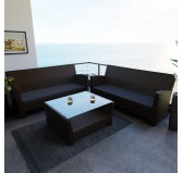 Coussin banquette, banc et balançoire 150x40x5 cm – Anthracite – Intérieur & extérieur