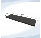 Coussin banquette, banc et balançoire 150x50x5 cm – Anthracite – Intérieur & extérieur