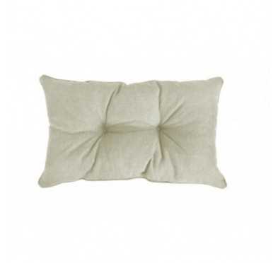 Coussin de Dossier de Chaise de Jardin Beige 50x40