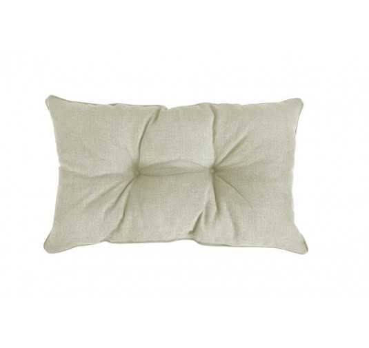 Coussin de Dossier de Chaise de Jardin Beige 50x40