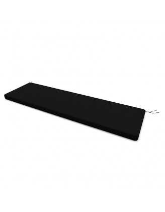 Coussin banquette, banc et balançoire 100x40x5 cm – Noir – Intérieur & extérieur