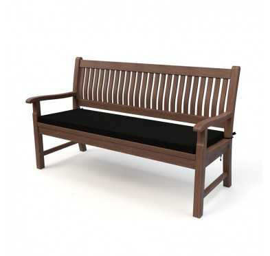 Coussin banquette, banc et balançoire 110x50x5 cm – Noir – Intérieur & extérieur