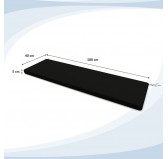 Coussin banquette, banc et balançoire 180x40x5 cm – Noir – Intérieur & extérieur Coussin banquette, banc et balançoire 180x40x5 cm – Noir – Intérieur & extérieur