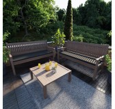 Coussin banquette, banc et balançoire 200x40x5 cm – Noir – Intérieur & extérieur