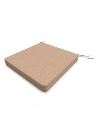 Galette de chaise 50x50x5 cm – Beige – Coussin pour banquette et banc – Intérieur & extérieur