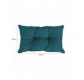 Coussin de Dossier de Chaise de Jardin Vert Foncé 50x40