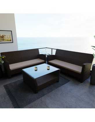 Coussin banquette, banc et balançoire 140x50x5 cm – Beige – Intérieur & extérieur