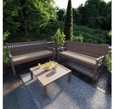 Coussin banquette, banc et balançoire 150x50x5 cm – Beige – Intérieur & extérieur