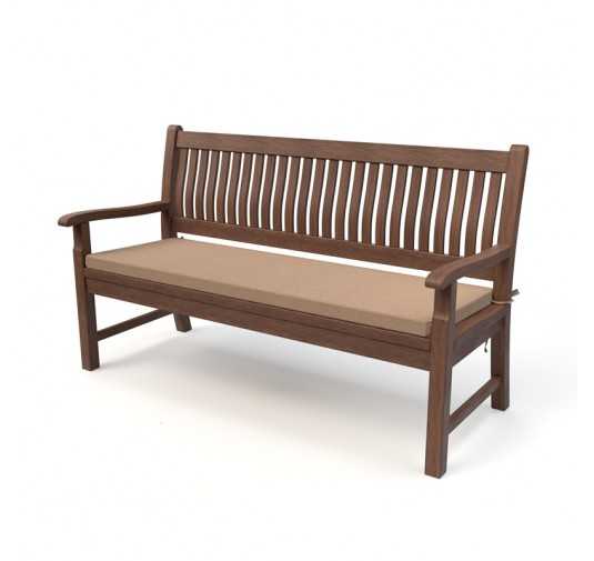 Coussin banquette, banc et balançoire 160x40x5 cm – Beige – Intérieur & extérieur