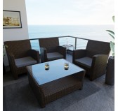 Galette de chaise 40x40x5 cm – Gris – Coussin pour banquette et banc – Intérieur & extérieur