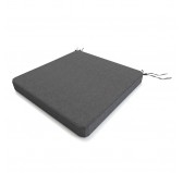 Galette de chaise 50x50x5 cm – Gris – Coussin pour banquette et banc – Intérieur & extérieur