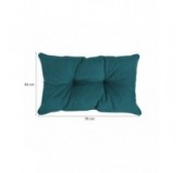 Coussin de Dossier de Chaise de Jardin Vert Foncé 70x40