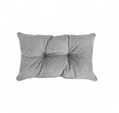 Coussin de Dossier de Chaise de Jardin Gris 50x40