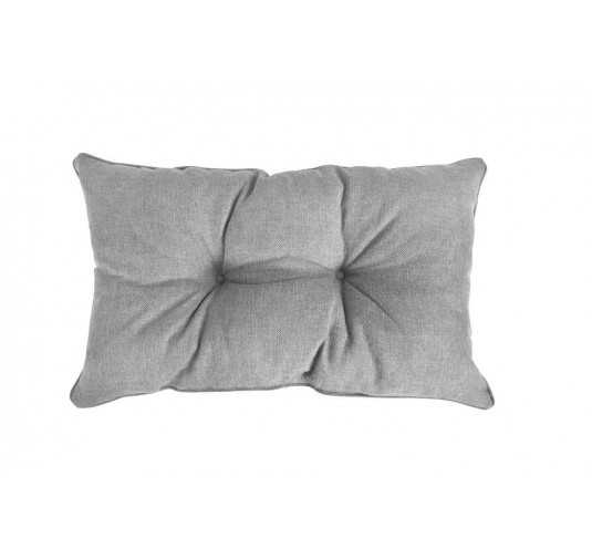 Coussin de Dossier de Chaise de Jardin Gris 50x40