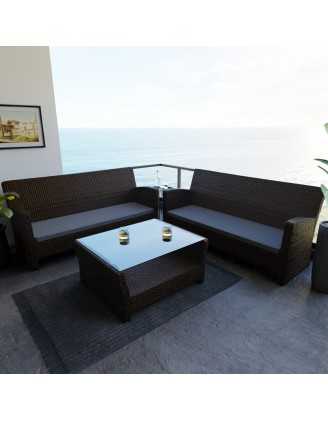 Coussin banquette, banc et balançoire 120x50x5 cm – Gris – Intérieur & extérieur