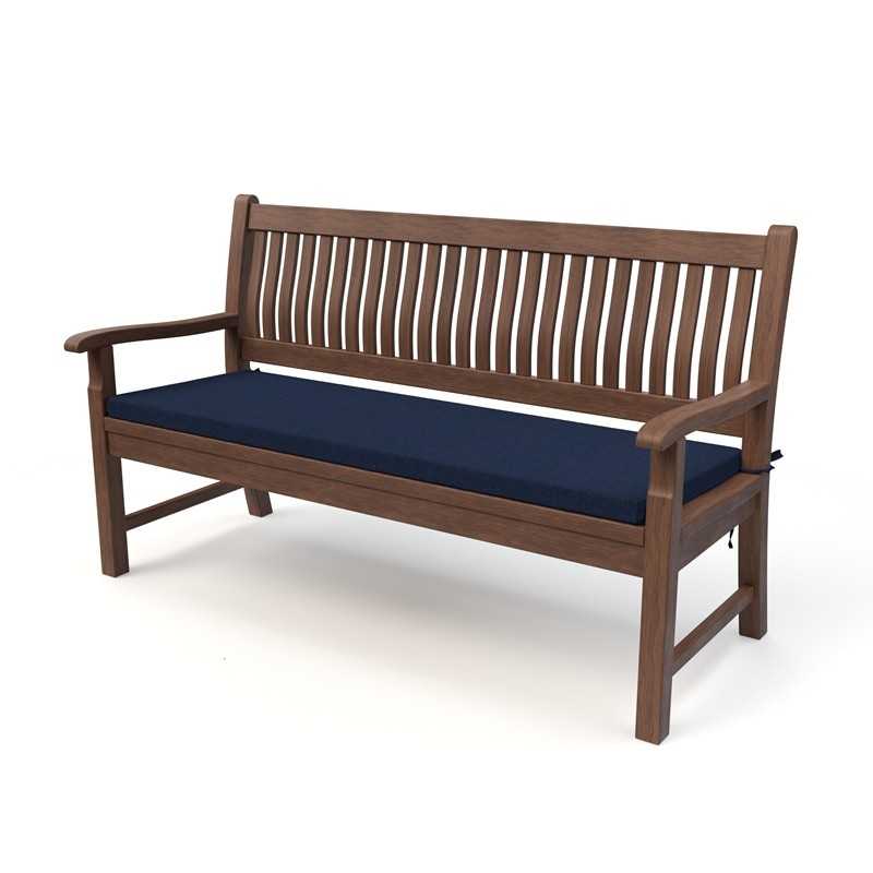 Coussin banquette, banc et balançoire 140x40x5 cm – Bleu Foncé – Intérieur & extérieur