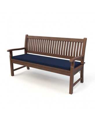 Coussin banquette, banc et balançoire 160x40x5 cm – Bleu Foncé – Intérieur & extérieur