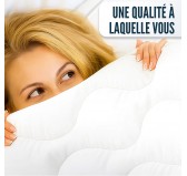 Couette hypoallergénique toute saisons 155x200