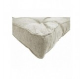 Set de 2 Coussins de Chaise de Jardin Beige 50x50 + 50x40