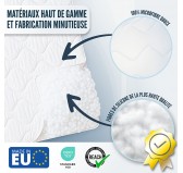 Couette hypoallergénique modulable 4 saisons 200x220