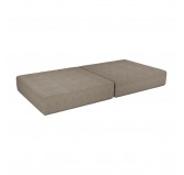 Matelas pliable 160×80×15 cm pour canapé modulable enfant en velours côtelé, couleur Caramel Chaud