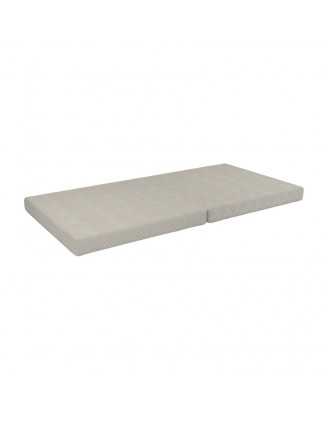 Matelas pliable 160×80×8 cm pour canapé modulable enfant en velours côtelé, couleur Crépuscule Sablé