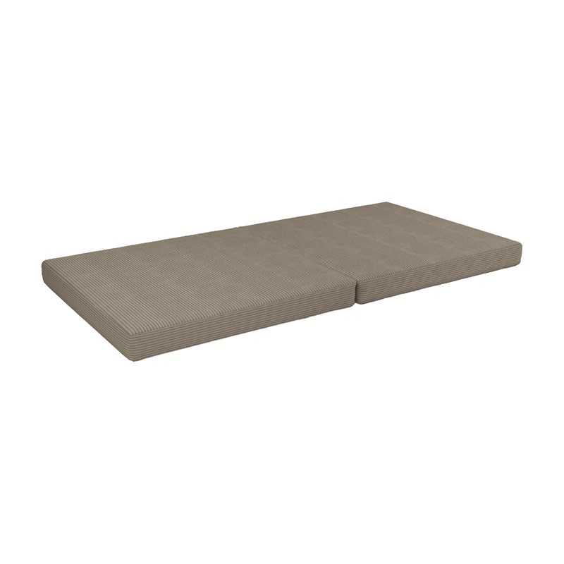 Matelas pliable 160×80×8 cm pour canapé modulable enfant en velours côtelé, couleur Caramel Chaud Matelas pliable 160×80×8 cm pour canapé modulable enfant en velours côtelé, couleur Caramel Chaud