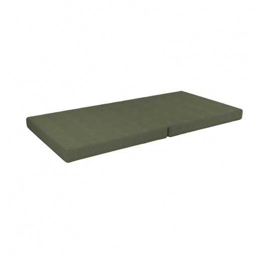 Matelas pliable 160×80×8 cm pour canapé modulable enfant en velours côtelé, couleur Pois de Printemps