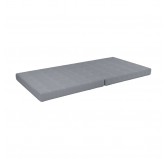 Matelas pliable 160×80×8 cm pour canapé modulable enfant en velours côtelé, couleur Gris Lapin Matelas pliable 160×80×8 cm pour canapé modulable enfant en velours côtelé, couleur Gris Lapin
