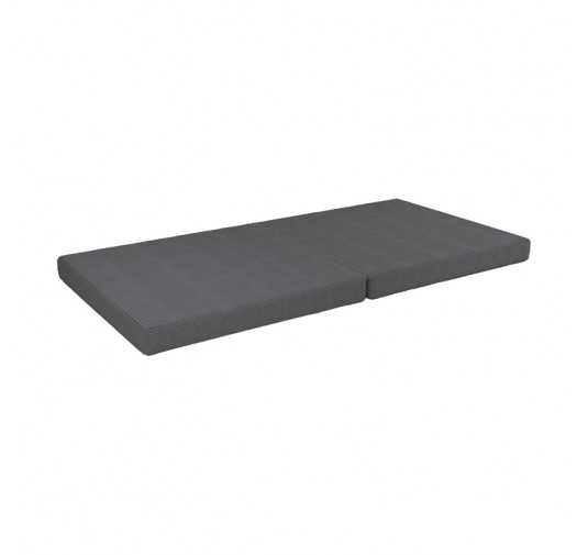 Matelas pliable 160×80×8 cm pour canapé modulable enfant en velours côtelé, couleur Galet Nocturne