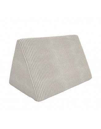 Coussin triangulaire 55×35×35 cm pour canapé modulable enfant en velours côtelé, couleur Crépuscule Sablé