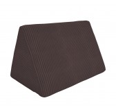 Coussin triangulaire 55×35×35 cm pour canapé modulable enfant en velours côtelé, couleur Brun Chocolat Coussin triangulaire 55×35×35 cm pour canapé modulable enfant en velours côtelé, couleur Brun Chocolat